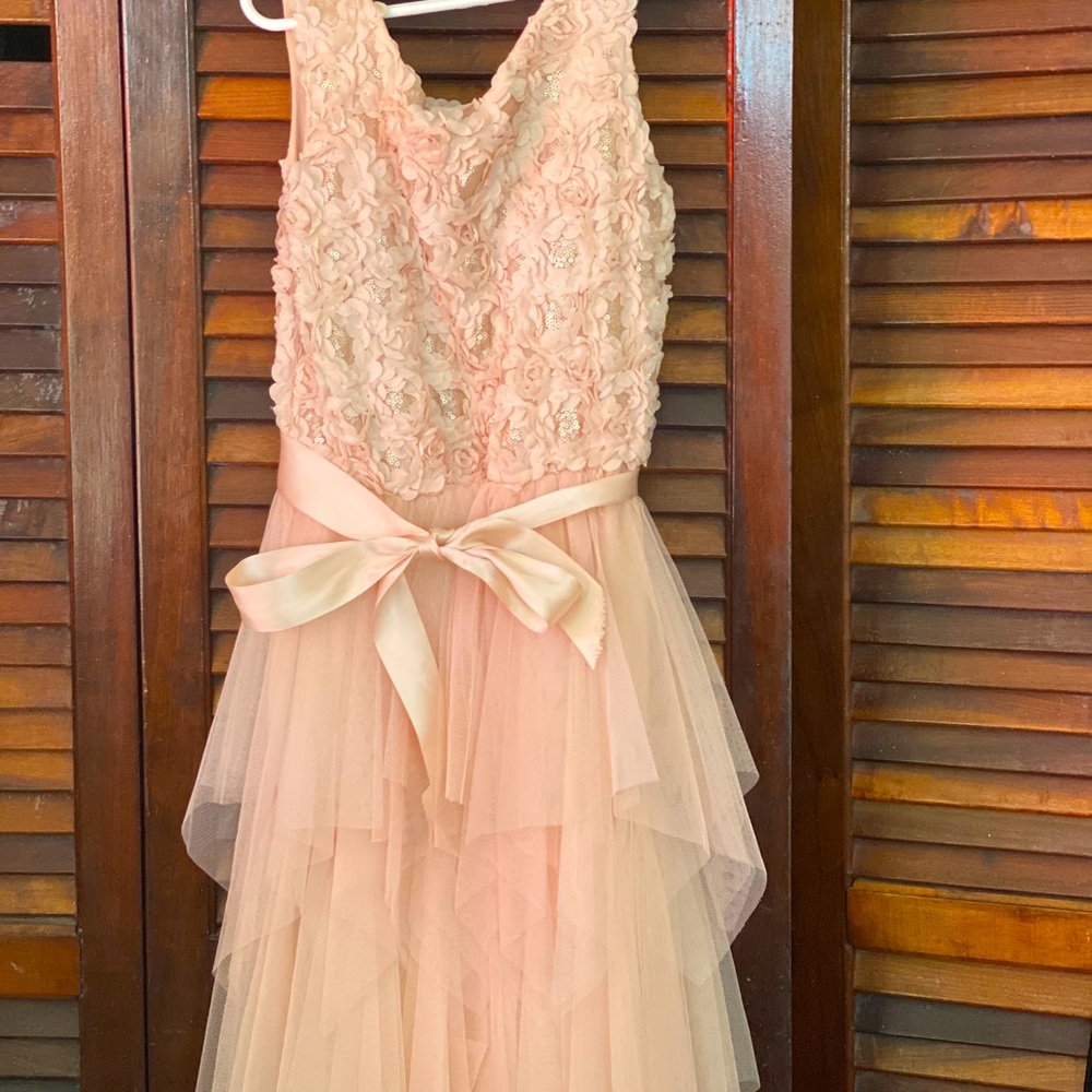 Crema floral dress